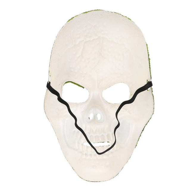 Halloween Masker Groen Schedel van Boland koop je bij Partywinkel