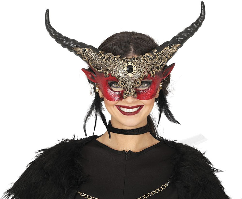 Halloween Masker Hoorns van Fiestas Guirca koop je bij Partywinkel