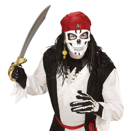 Halloween Masker Piraten Schedel 3 delig van Widmann koop je bij Partywinkel