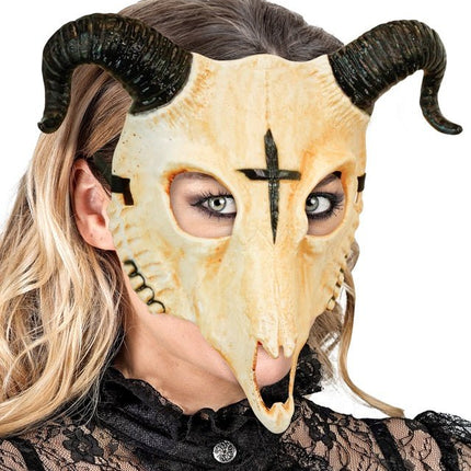 Halloween Masker Ram Kruis van Widmann koop je bij Partywinkel
