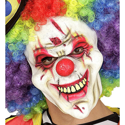 Halloween Masker Regenboog Clown van Widmann koop je bij Partywinkel
