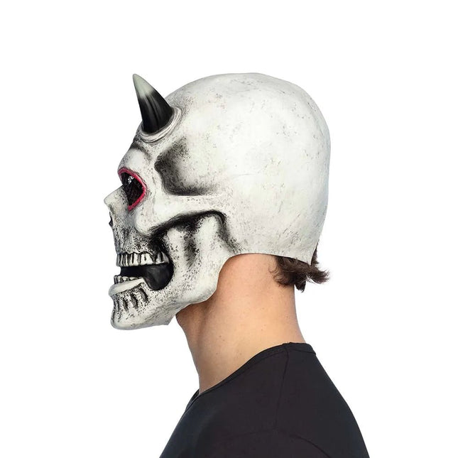 Halloween Masker Schedel Duivel van Boland koop je bij Partywinkel