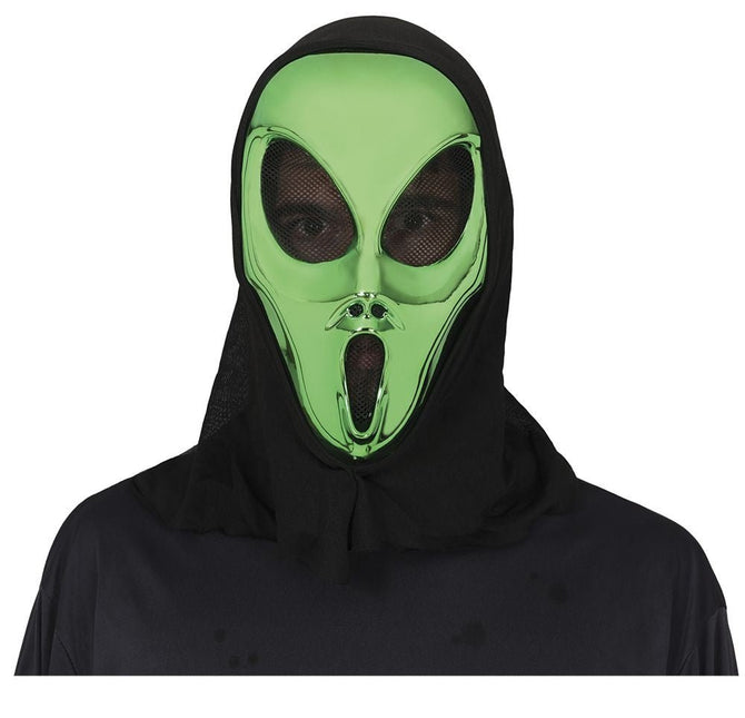 Halloween Masker Vreemdeling Met Kap van Fiestas Guirca koop je bij Partywinkel