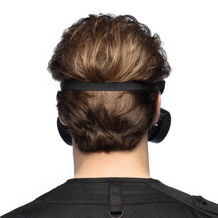 Halloween Masker Zwart Gas Killer van Boland koop je bij Partywinkel