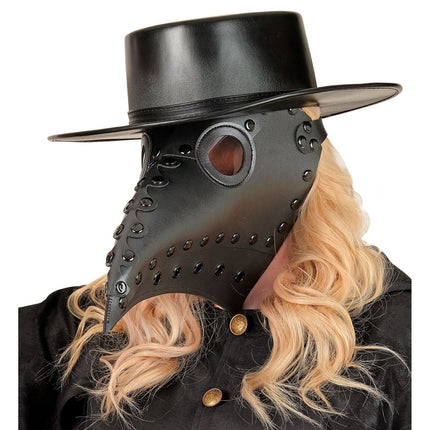 Halloween Masker Zwart Pestdokter van Widmann koop je bij Partywinkel