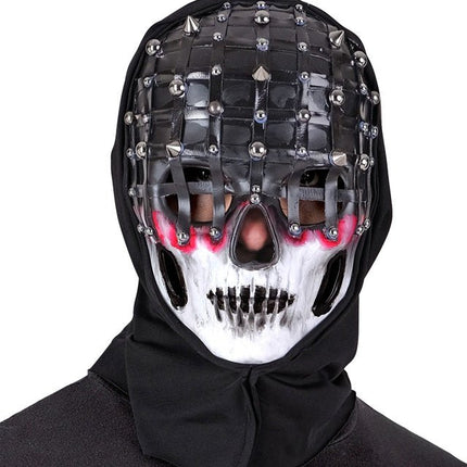Halloween Masker Zwart Wit Skelet Gaas van Widmann koop je bij Partywinkel