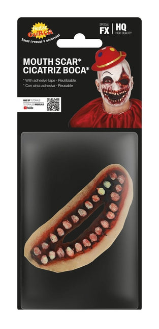 Halloween Mond Wond 15cm van Fiestas Guirca koop je bij Partywinkel