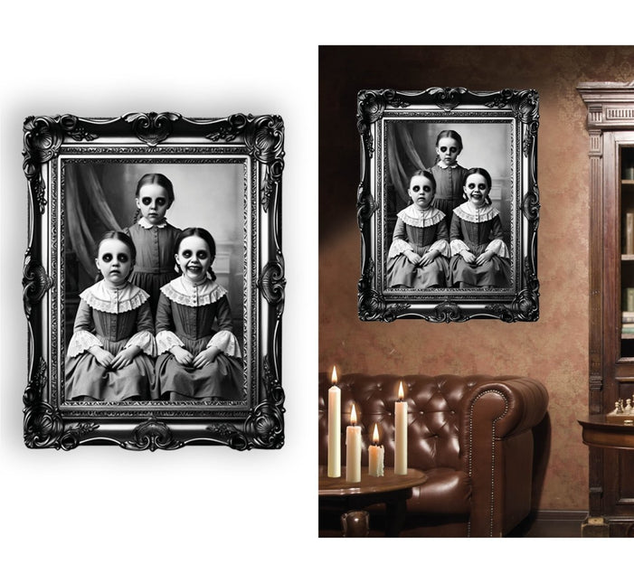 Halloween Muursticker Horror Gezin 58cm van Fiestas Guirca koop je bij Partywinkel