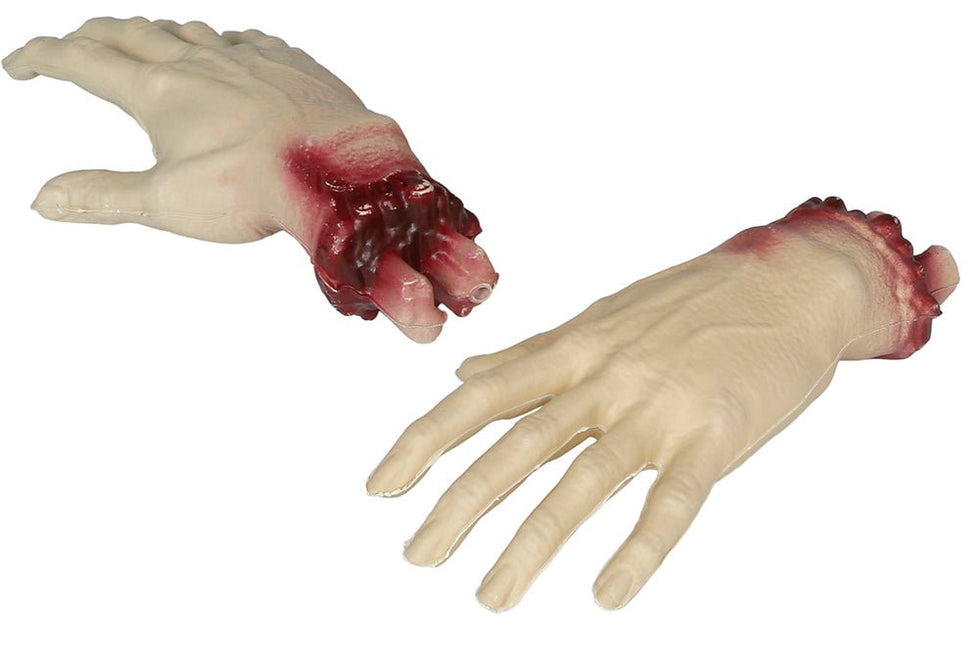 Halloween Nep Hand Afgehakt 22cm van Fiestas Guirca koop je bij Partywinkel