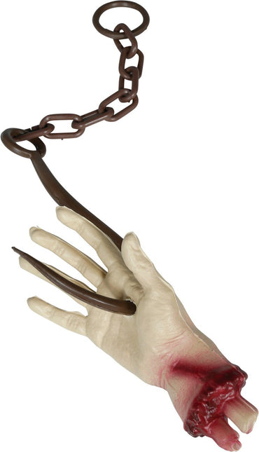 Halloween Nep Hand Met Haak 57cm van Fiestas Guirca koop je bij Partywinkel