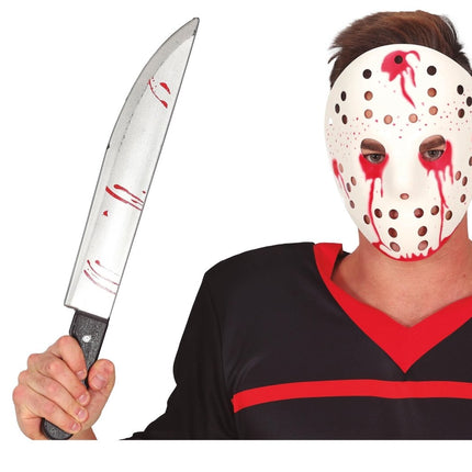 Halloween Nep Machete Met Bloed 45cm van Fiestas Guirca koop je bij Partywinkel