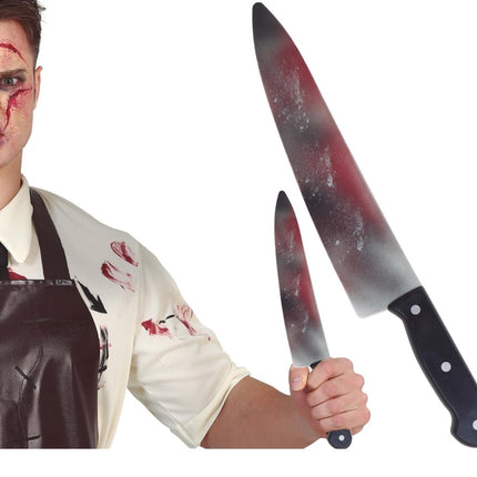 Halloween Nep Mes Bloed 39cm van Fiestas Guirca koop je bij Partywinkel