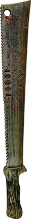 Halloween Nep Mes Bloedig 68cm van Fiestas Guirca koop je bij Partywinkel