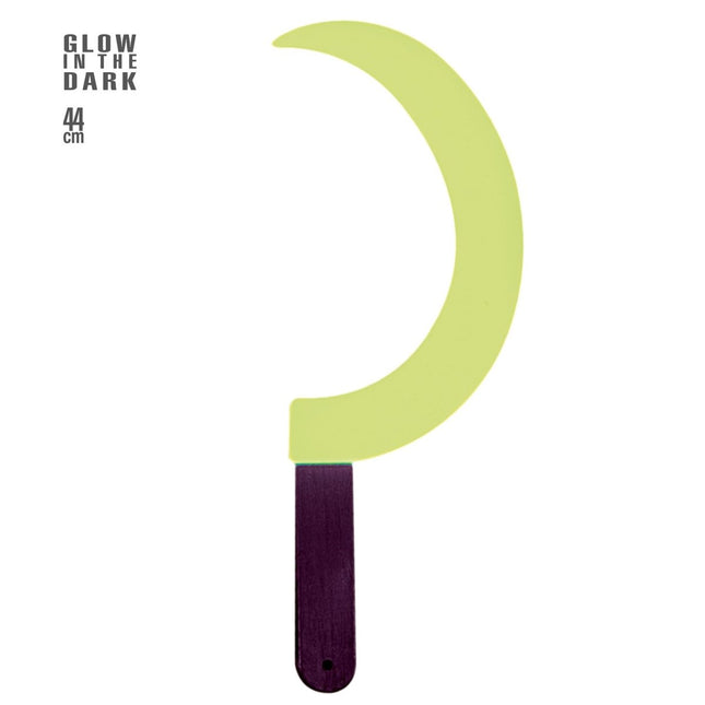 Halloween Nep Sikkel Glow In The Dark van Widmann koop je bij Partywinkel