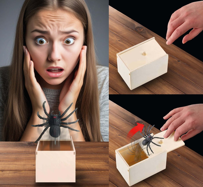 Halloween Nep Spin In Doosje van Fiestas Guirca koop je bij Partywinkel