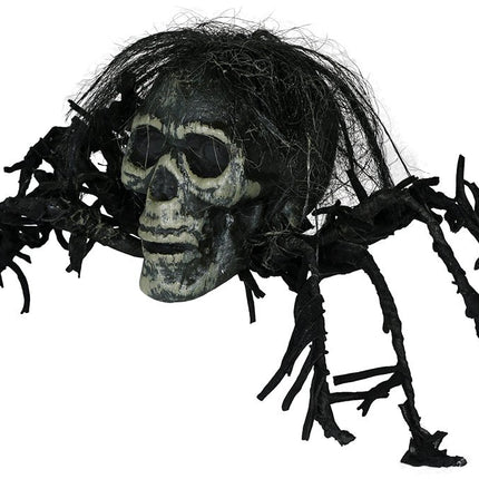 Halloween Nep Spin Schedel 38cm van Fiestas Guirca koop je bij Partywinkel