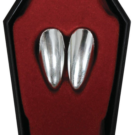 Halloween Nep Tanden Zilver van Fiestas Guirca koop je bij Partywinkel