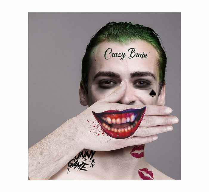 Halloween Nep Tattoos Mr Smile van Fiestas Guirca koop je bij Partywinkel