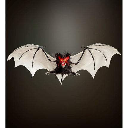 Halloween Nep Vleermuis Met Licht 89cm van Widmann koop je bij Partywinkel