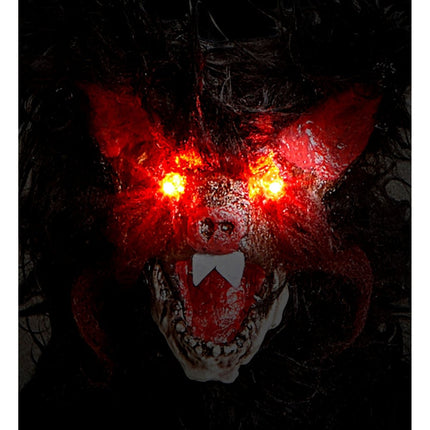 Halloween Nep Vleermuis Met Licht 89cm van Widmann koop je bij Partywinkel