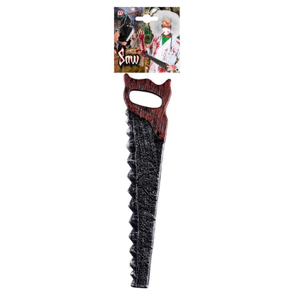 Halloween Nep Zaag Bloederig 53cm van Widmann koop je bij Partywinkel