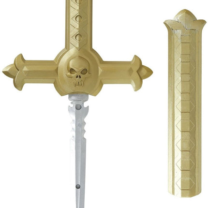 Halloween Nep Zwaard Dolk Kruis 26cm van Fiestas Guirca koop je bij Partywinkel