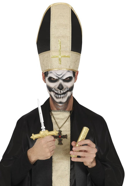 Halloween Nep Zwaard Dolk Kruis 26cm van Fiestas Guirca koop je bij Partywinkel