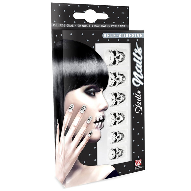 Halloween Nepnagels Schedels van Widmann koop je bij Partywinkel