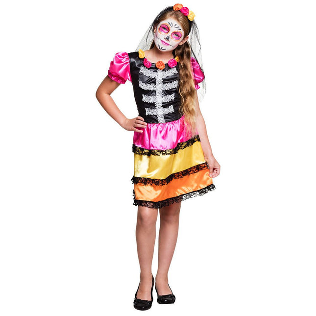 Halloween Nina Calavera Kostuum Kind van Boland koop je bij Partywinkel