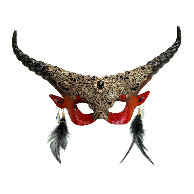 Halloween Oogmasker Duivel van Widmann koop je bij Partywinkel