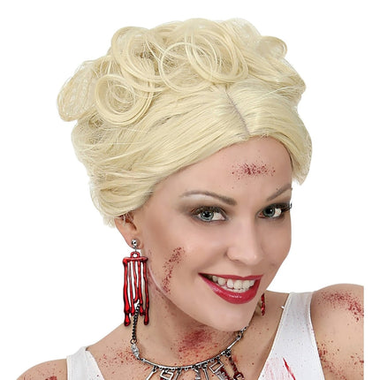 Halloween Oorbellen Rood Bloed van Widmann koop je bij Partywinkel