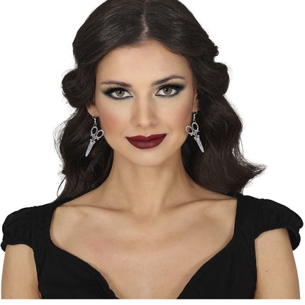 Halloween Oorbellen Schaar van Fiestas Guirca koop je bij Partywinkel