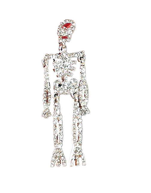 Halloween Oorbellen Skelet 6,5cm van Fiestas Guirca koop je bij Partywinkel