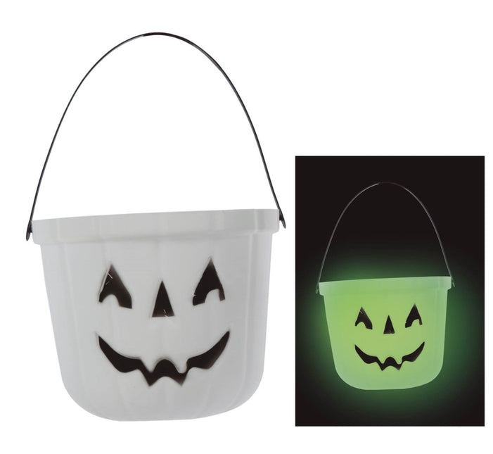 Halloween Pompoen Emmer Glow In The Dark van Fiestas Guirca koop je bij Partywinkel