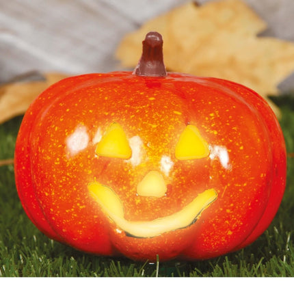 Halloween Pompoen met Licht 16cm van Fiestas Guirca koop je bij Partywinkel