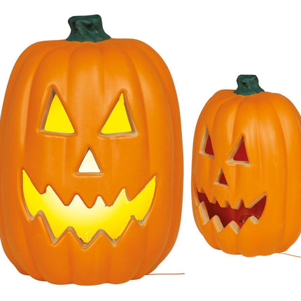 Halloween Pompoen Met Licht 40cm van Fiestas Guirca koop je bij Partywinkel