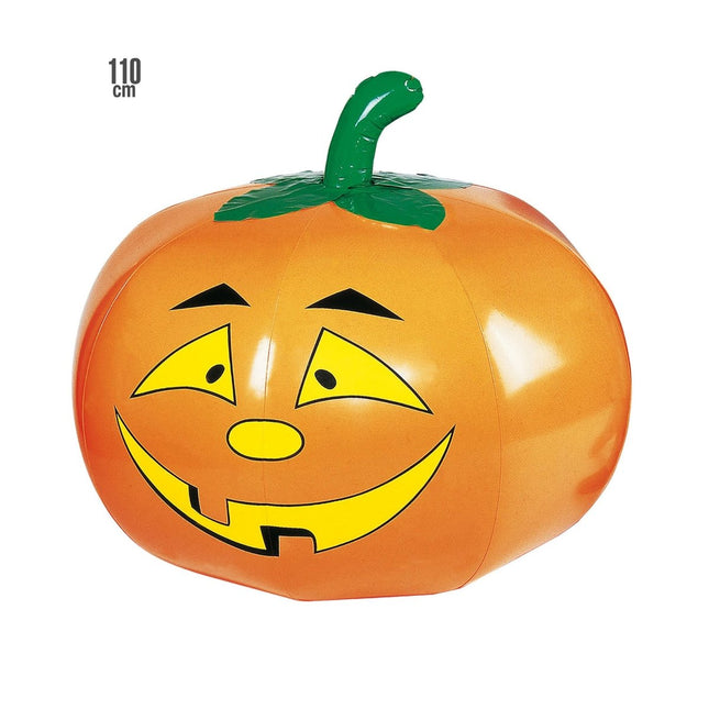 Halloween Pompoen Opblaasbaar 1,10m van Widmann koop je bij Partywinkel