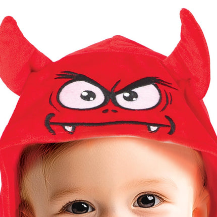 Halloween Poncho Baby Duivel van Fiestas Guirca koop je bij Partywinkel
