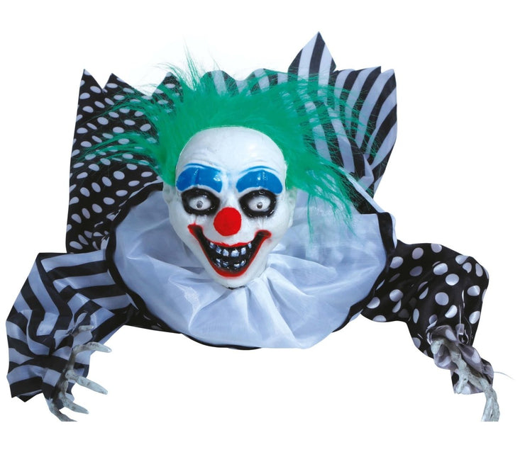 Halloween Pop Clown Met Licht En Geluid 65cm van Fiestas Guirca koop je bij Partywinkel