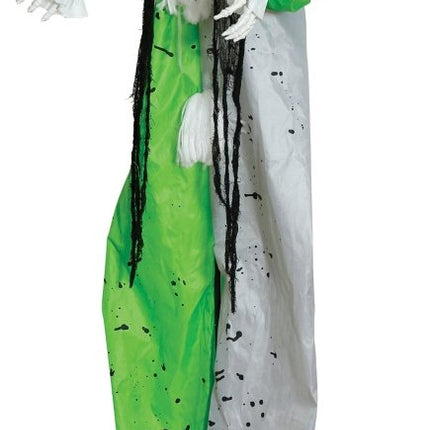 Halloween Pop Clown Met Licht, Geluid En Beweging 2,55m van Fiestas Guirca koop je bij Partywinkel
