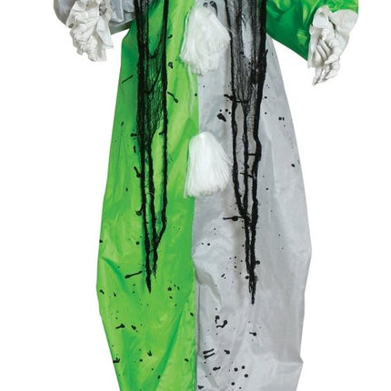 Halloween Pop Clown Met Licht, Geluid En Beweging 2,55m van Fiestas Guirca koop je bij Partywinkel