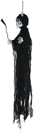 Halloween Pop Duivels Skelet Met Licht En Geluid 1,3m van Fiestas Guirca koop je bij Partywinkel