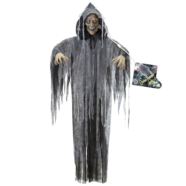 Halloween Pop Grijs Zombie Met Geluid, Licht En Beweging van Widmann koop je bij Partywinkel