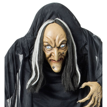 Halloween Pop Heks Met Bochel 1,4m van Widmann koop je bij Partywinkel