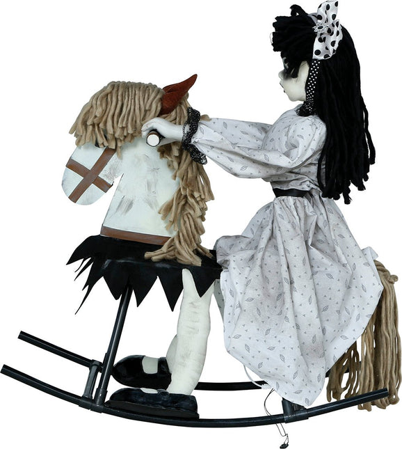 Halloween Pop Op Hobbelpaard Met Licht, Geluid En Beweging 70cm van Fiestas Guirca koop je bij Partywinkel