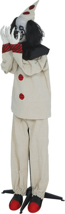 Halloween Pop Scare Clown Met Licht, Geluid En Beweging 1,85m van Fiestas Guirca koop je bij Partywinkel