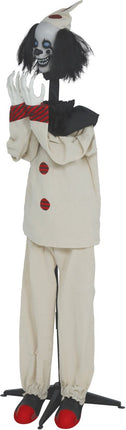 Halloween Pop Scare Clown Met Licht, Geluid En Beweging 1,85m van Fiestas Guirca koop je bij Partywinkel