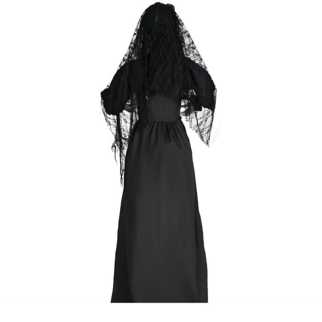 Halloween Pop Schoonmaakster Met Licht, Geluid En Beweging 1,7m van Fiestas Guirca koop je bij Partywinkel