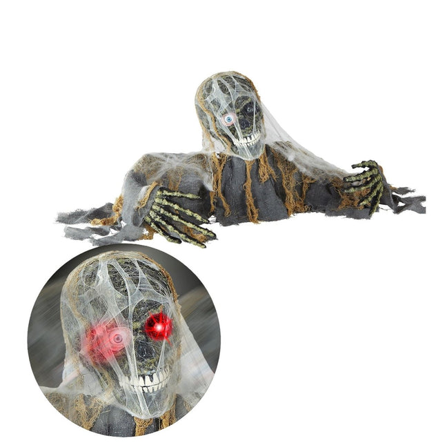 Halloween Pop Zombie Met Beweging 1,2m van Widmann koop je bij Partywinkel