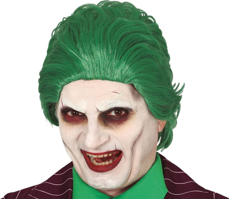 Halloween Pruik Joker Clown Groen van Fiestas Guirca koop je bij Partywinkel